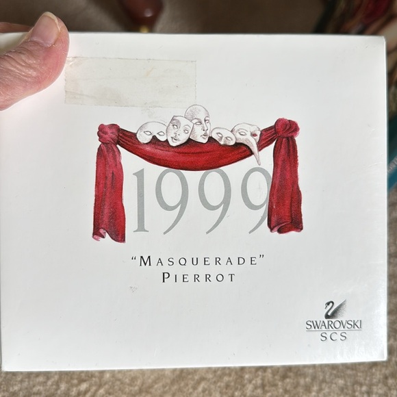 Swarovski 1999 “Masquerade” Pierrot Crystal Clown Figurine. COA included. - Picture 2 of 11